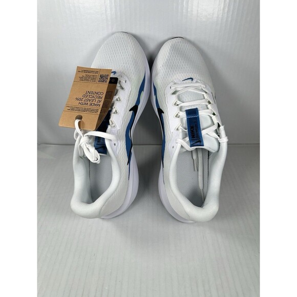Size 12 Mens Nike Downshifter 13 Running Shoes FD6454-103 White Blue Green NEW